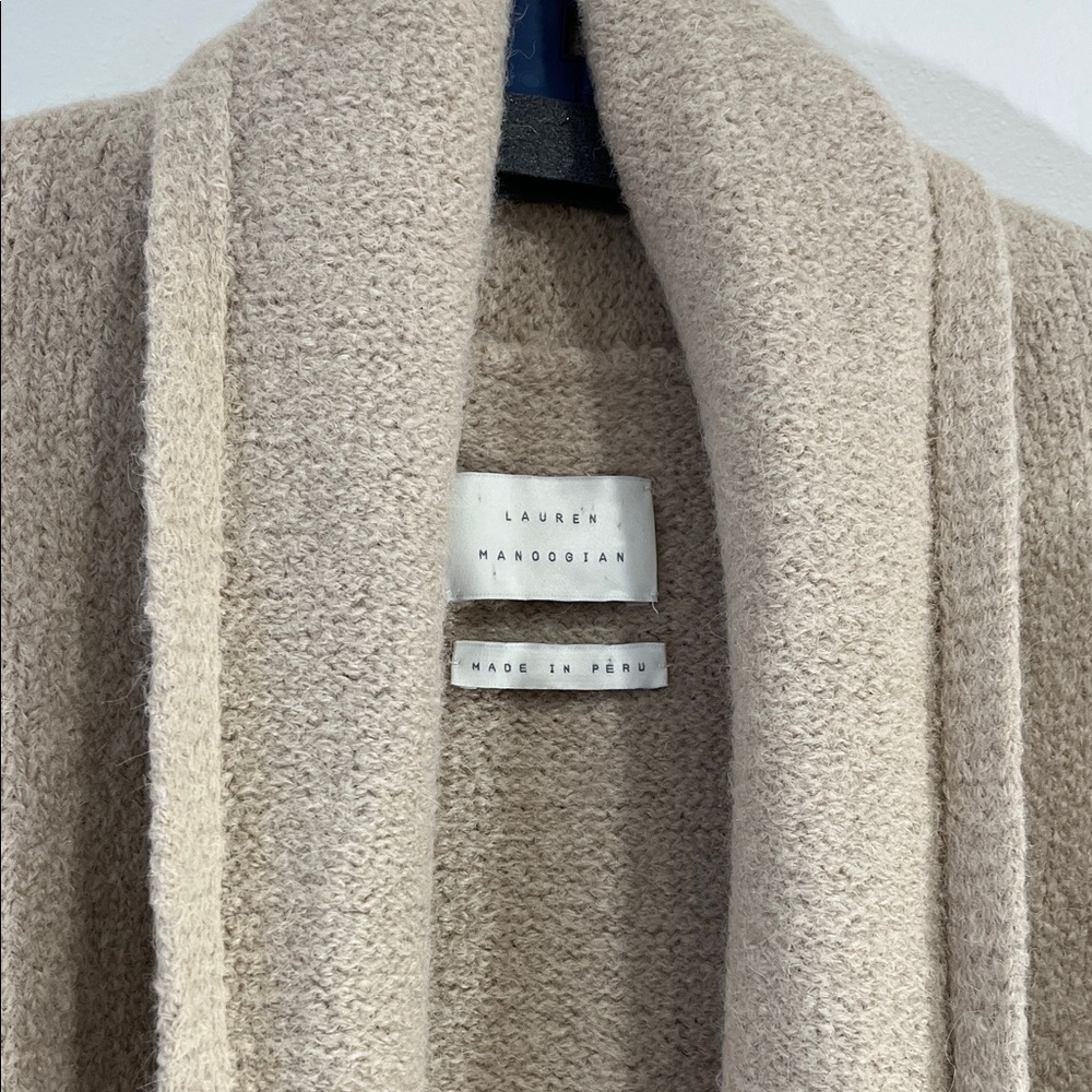 Lauren Manoogian Women's Tan Coat - Picture 12 of 14